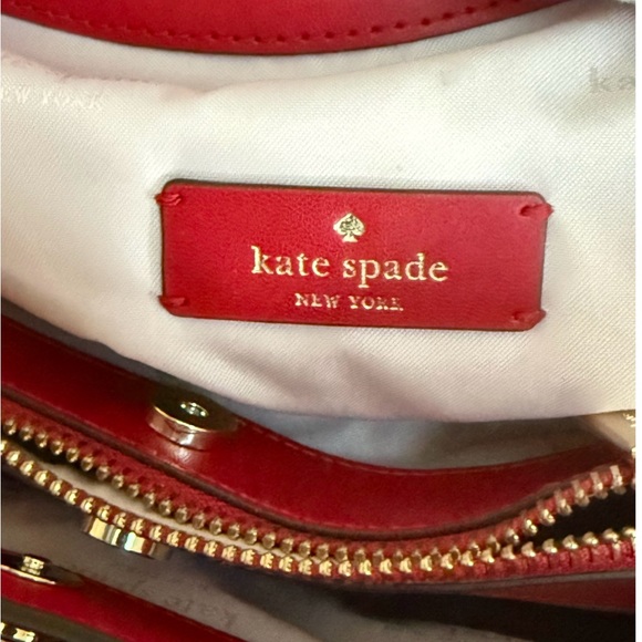 Authentic Kate Spade Red Dumpling Satchel Crossbody Handbag with COA! - Picture 13 of 14